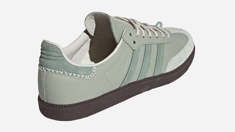 adidas gazelle silver green womens Adidas Samba OG Maha Half Green