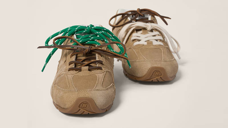 Miu Miu x New Balance 530 Beige Front