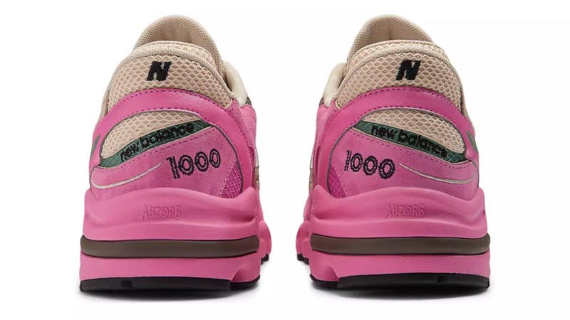 New Balance 1000 Pink Beige Back