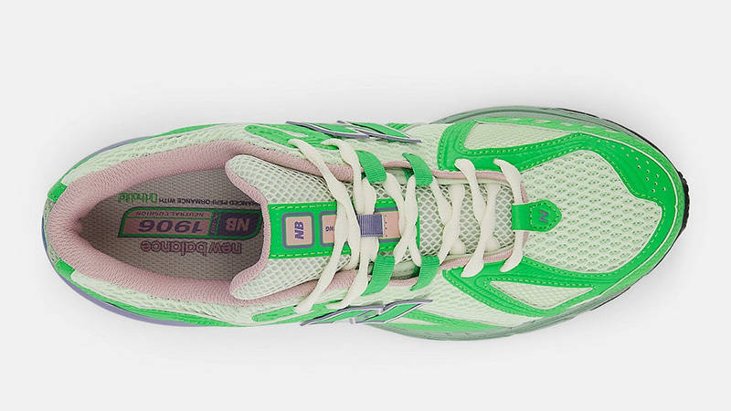 New Balance 1906R Green Astral Purple side