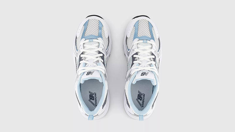 New Balance 530 GS White Silver middle