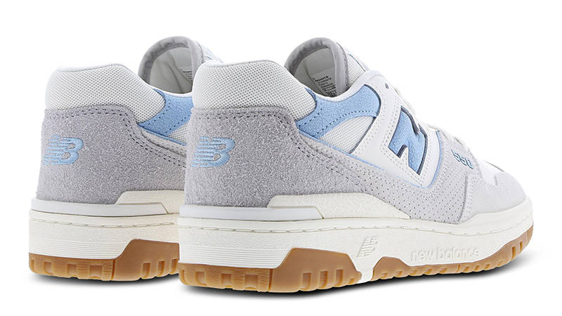 New Balance 550 White Blue Grey Gum back