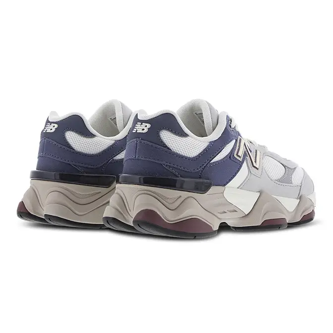 New Balance 9060 GS White Beige Blue Back
