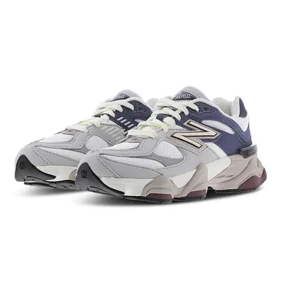 New Balance 9060 GS White Beige Blue Side