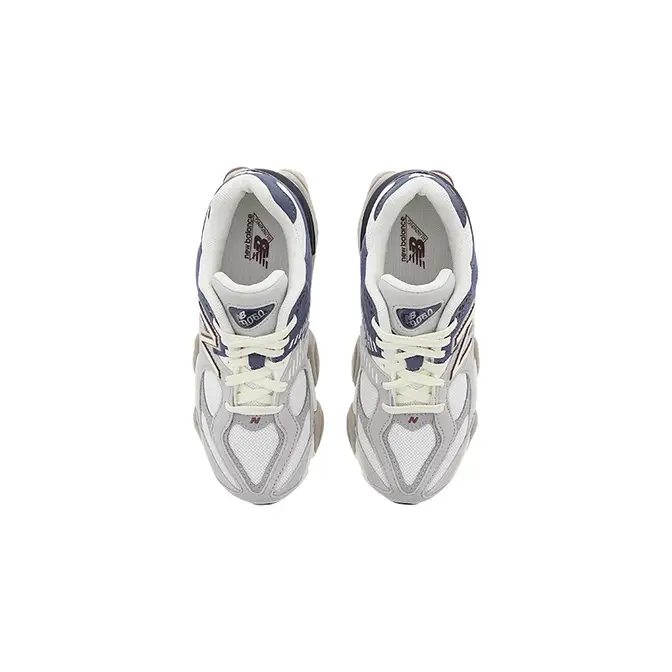 New Balance 9060 GS White Beige Blue Top