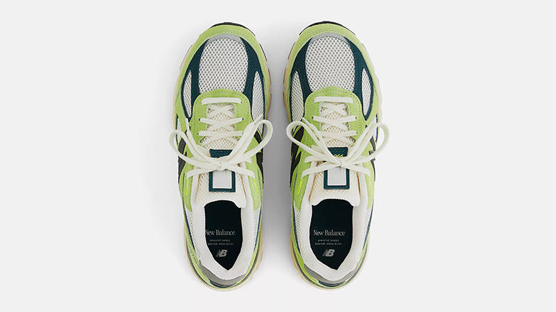 New Balance 990v4 Made in USA Lime Black U990NB4 Top
