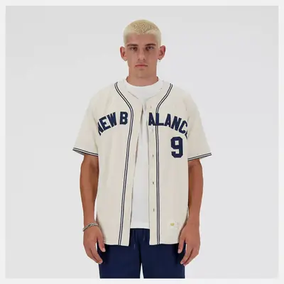 New Balance Sportswears Greatest Hits Baseball Jersey Linen Feature