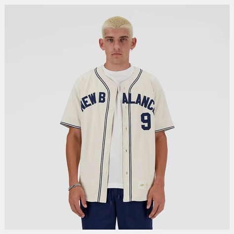 New Balance Sportswears Greatest Hits Baseball Jersey Linen Feature