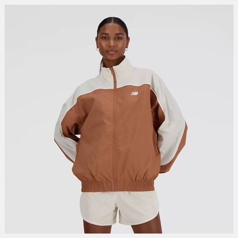 New Balance Sportswears Greatest Hits Woven Jacket Walnut Feature