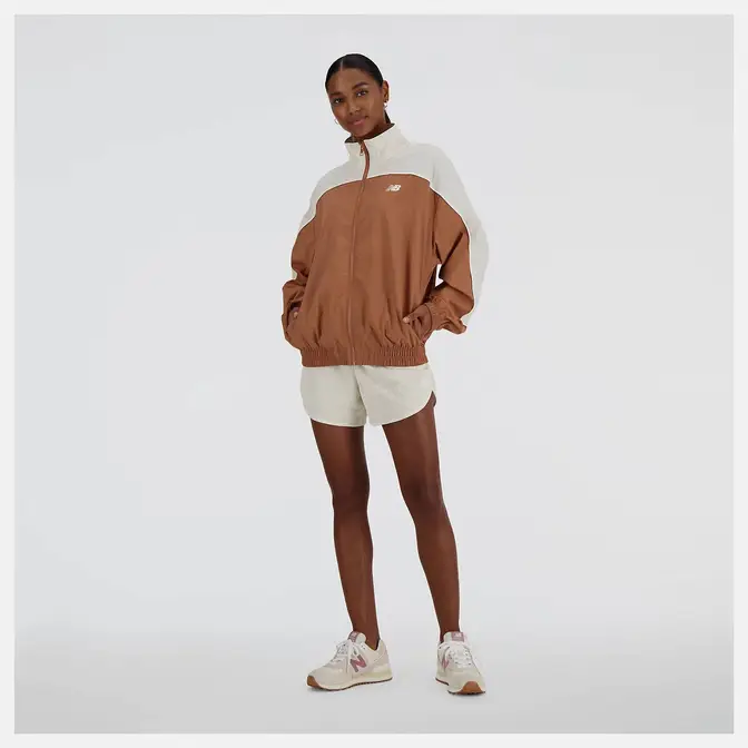 New Balance Sportswears Greatest Hits Woven Jacket Walnut Full Image