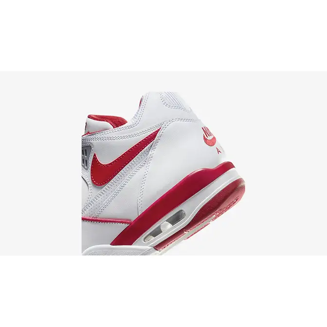 Nike Air Flight 89 Fire Red heel