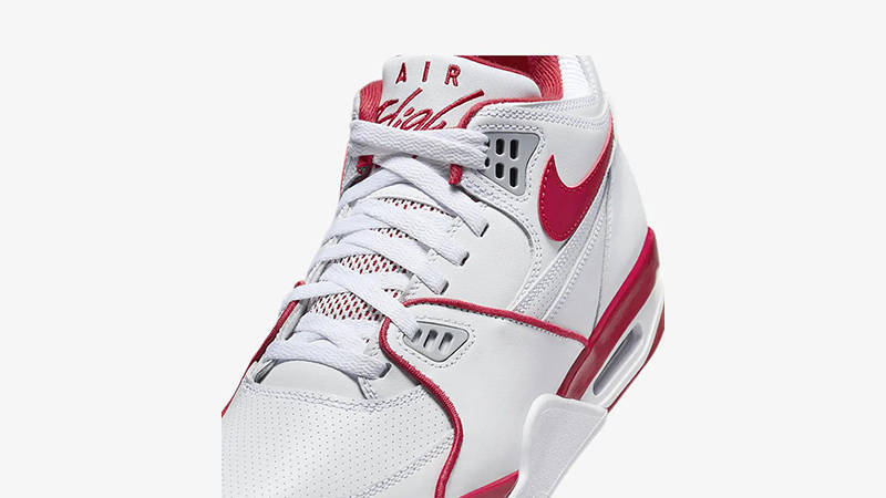 Nike Air Flight 89 Fire Red tongue