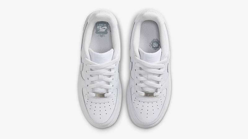 Nike Air Force 1 LE Low GS Triple White FV5951-111 Top