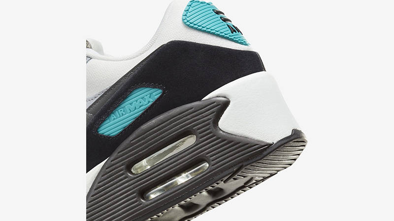 Nike Air Max 90 LV8 White Laser Blue heel