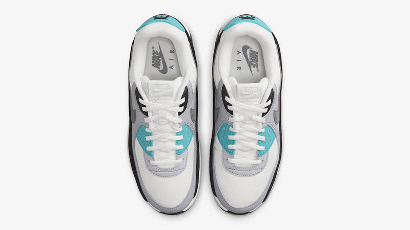 Nike Air Max 90 LV8 White Laser Blue middle