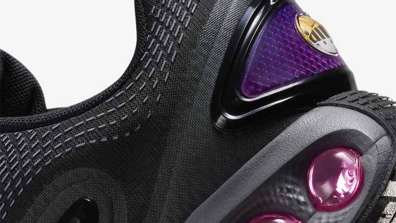 Nike Air Max DN Black Fierce Pink Womens Closeup