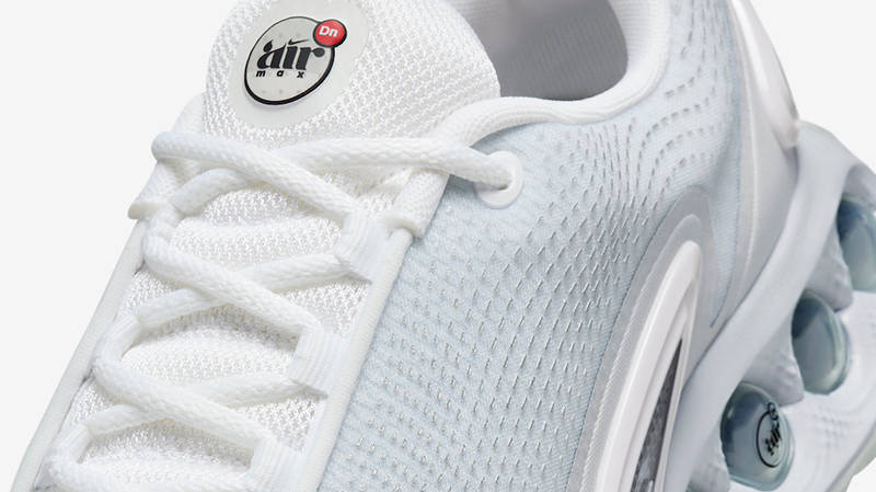 Nike Air Max DN White Metallic Silver Womens FJ3145-100 Detail