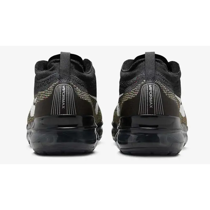 nike fragment design travis scott air jordan 1 aj1 high sneakers collaboration sample Flyknit Black Multi-Colour Back