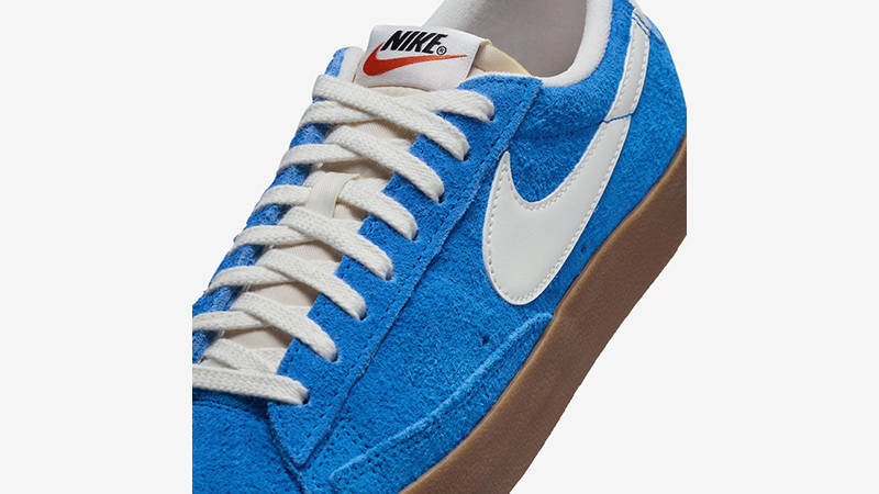 Nike Blazer Low 77 Blue Suede FQ8060-400 side