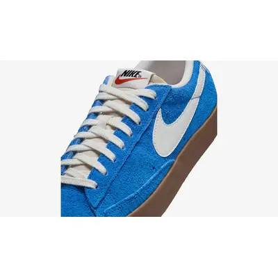 Nike Blazer Low 77 Blue Suede FQ8060-400 side