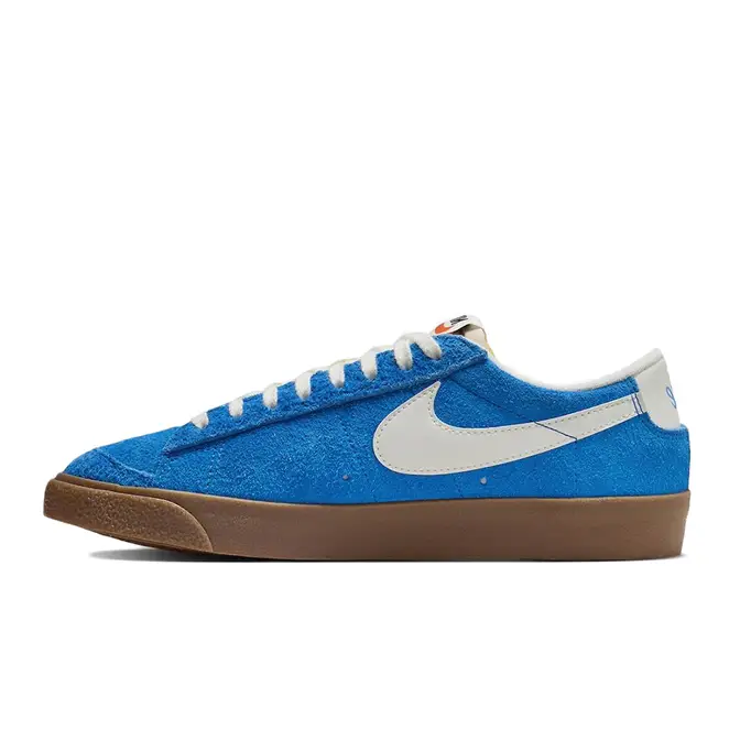 Nike Blazer Low 77 Blue Suede | Where To Buy | FQ8060-400 | The Sole ...