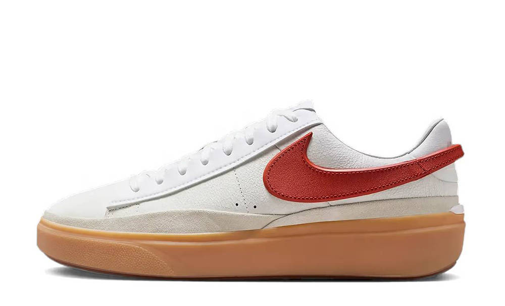 Nike Blazer Phantom Low White Red Gum
