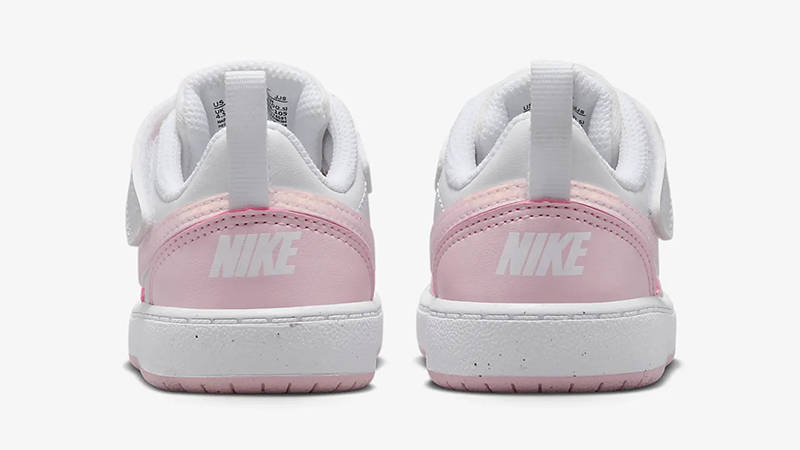 Nike Court Borough Low Recraft Toddler White Pink Foam DV5458-105 Back