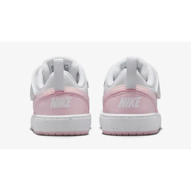 Nike Court Borough Low Recraft Toddler White Pink Foam DV5458-105 Back