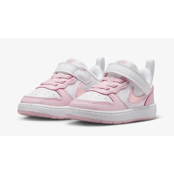 Nike Court Borough Low Recraft Toddler White Pink Foam 