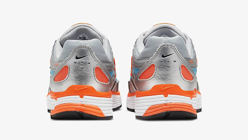 Nike P-6000 Metallic Silver Orange CT3751-001 Back