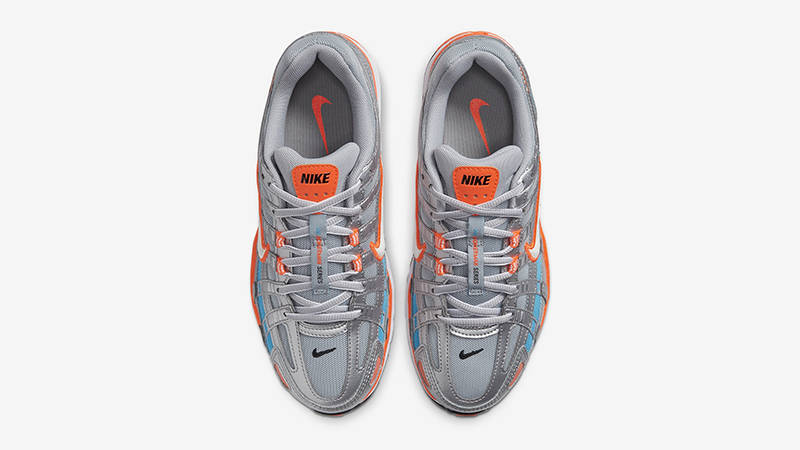 Nike P-6000 Metallic Silver Orange CT3751-001 Top