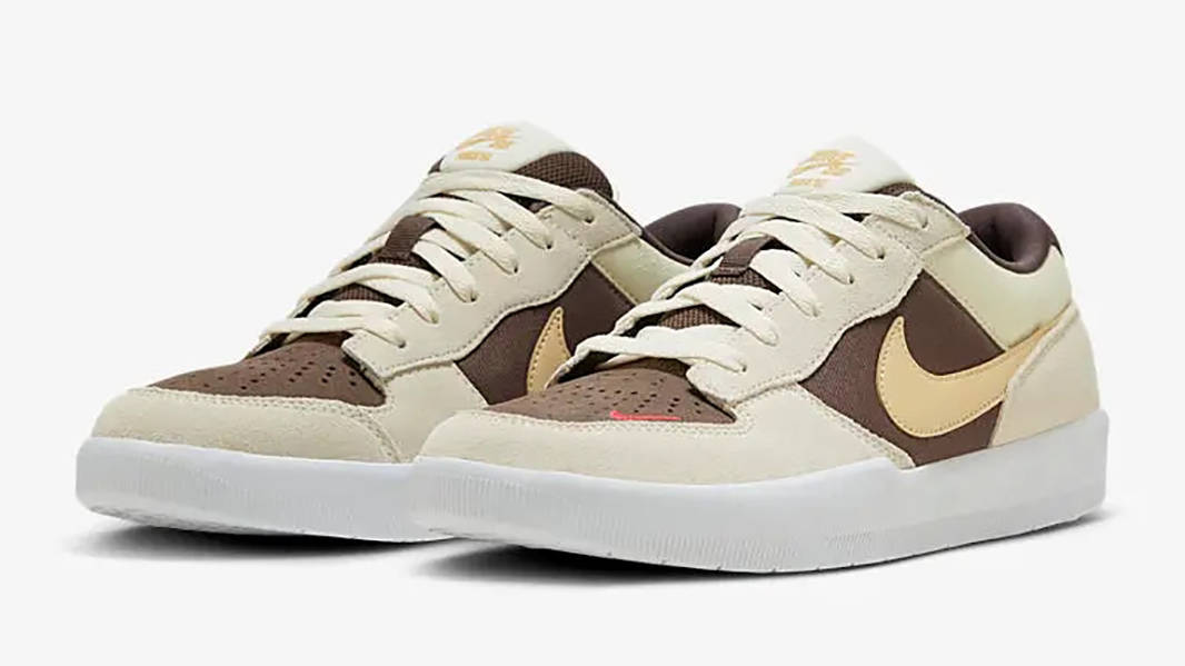 Nike SB Force 58 Sesame Baroque Brown FV8104‑221 Side
