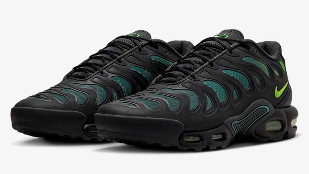 Nike TN Air Max Plus Drift Black Green Volt Front