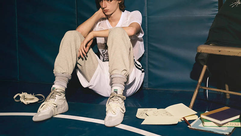 NOAH x PUMA Wrestling Boot White on foot