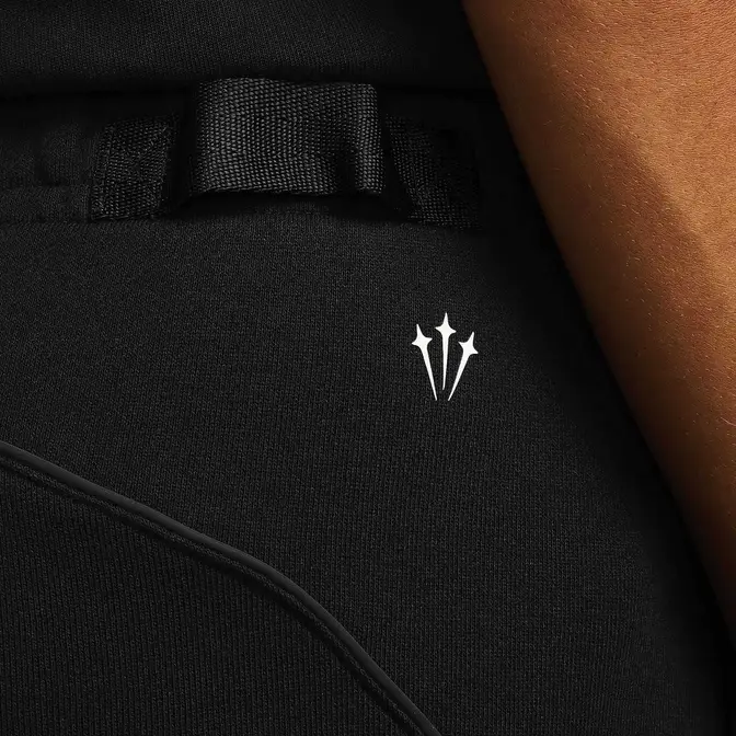 NOCTA x Nike Fleece Trousers Black Closeup