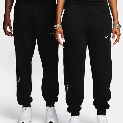 NOCTA x Nike Fleece Trousers Black Front