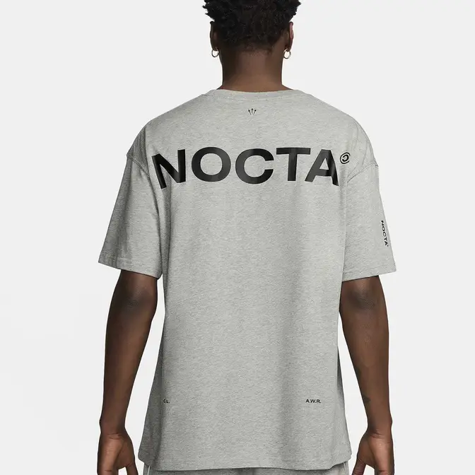 NOCTA x Nike Max90 T-Shirt Dark Grey Heather Back