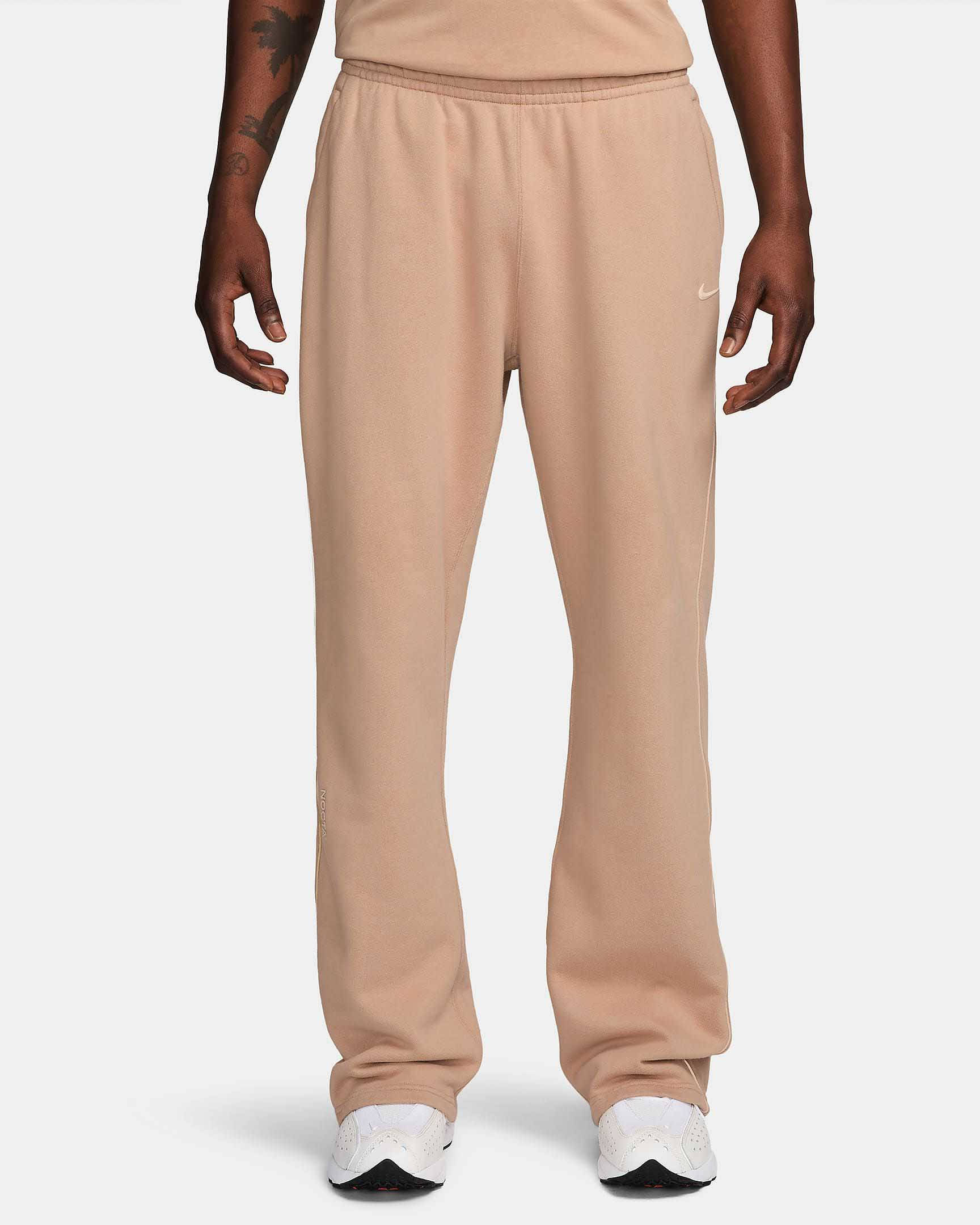 NOCTA x Nike Open-Hem Fleece Trousers Hemp