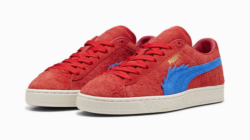 One Piece x PUMA Suede Luffy front