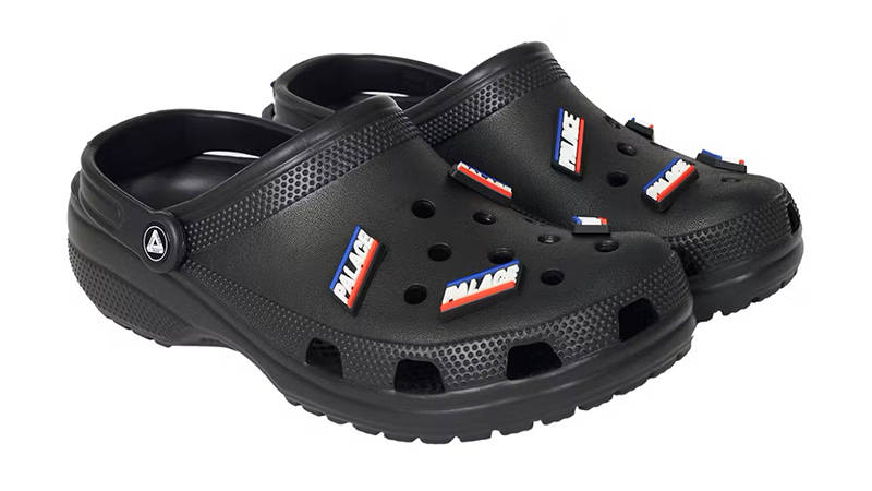 Palace x Crocs Classic Clog Black Side