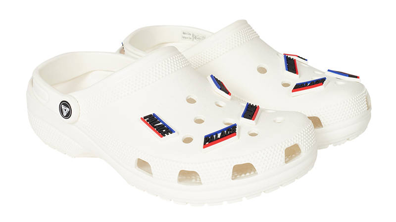 Palace x Crocs Classic Clog White Side