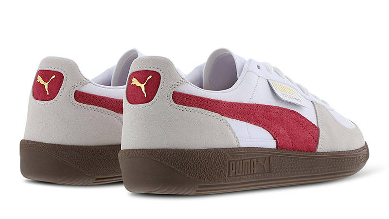 PUMA Palermo Grey Red back