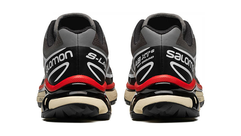 Salomon XT-6 Black Aurora Red L47293200 Back