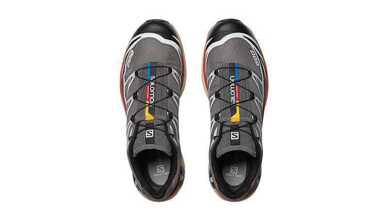 Salomon XT-6 Black Aurora Red L47293200 Top