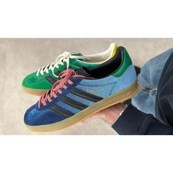size? x adidas Gazelle Indoor Blue | Where To Buy | The Sole Supplier