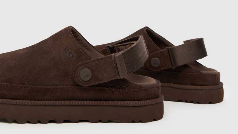 UGG Goldenstar Clog Burnt Cedar Closeup