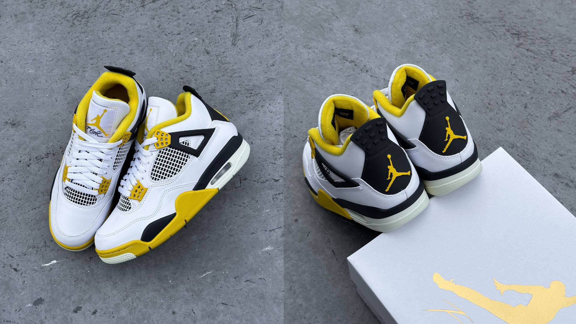 Air Jordan 4 Vivid Sulfur - AQ9129-101