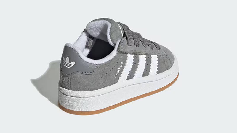 adidas Campus 00s Toddler Comfort Closure Grey White JI4334 Back