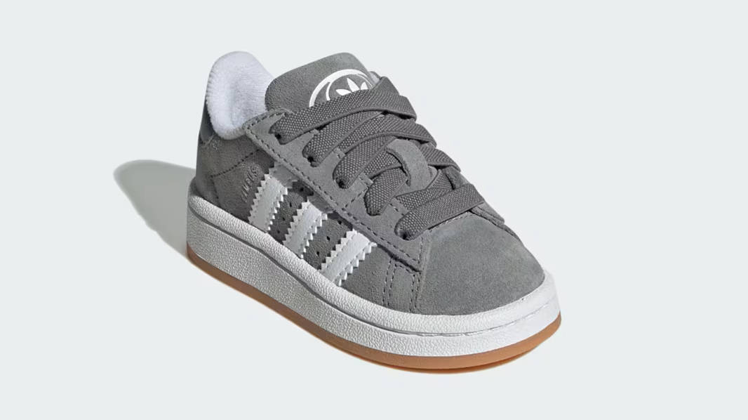 adidas Campus 00s Toddler Comfort Closure Grey White JI4334 Side