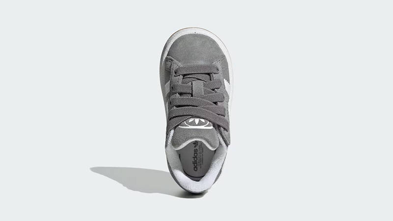 adidas Campus 00s Toddler Comfort Closure Grey White JI4334 Top